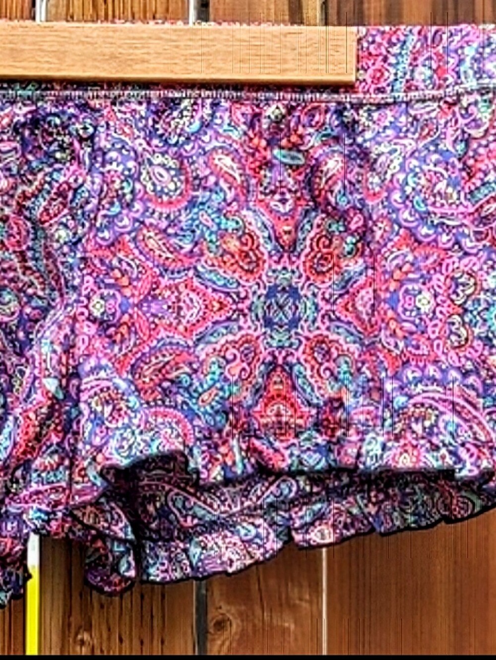 :L: Vintage Purple & Pink Paisley La Senza PJ shorts.